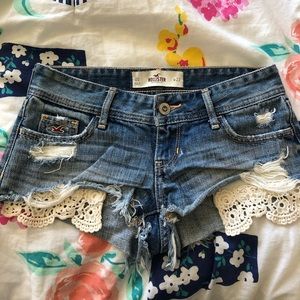 Hollister denim shorts
